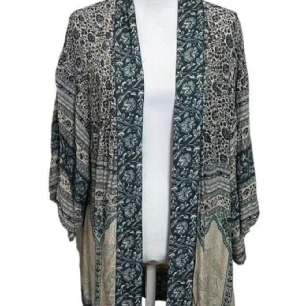 Ba&sh Lady Kimono O/S Blue